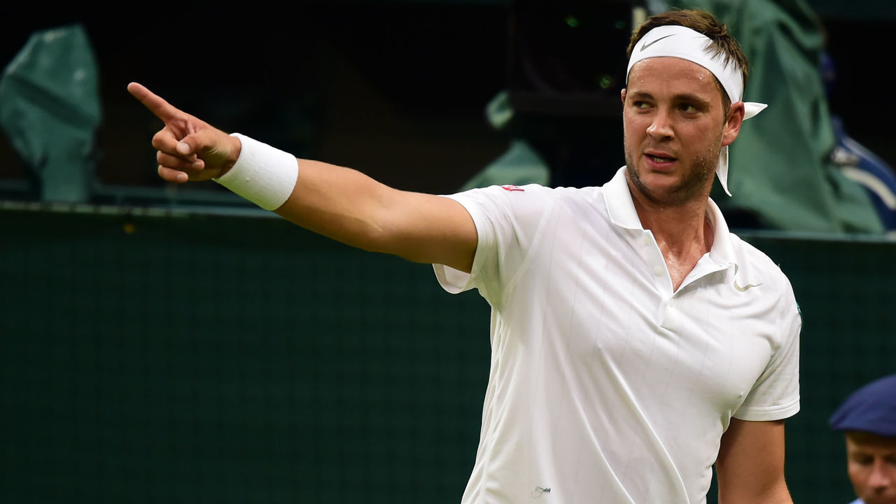 28/06/16 WIMBLEDON MEN'S SINGLES SECOND ROUND.Roger FEDERER(SUI) v Marcus Willis (GBR).LONDON - ENGLAND.Marcus Willis