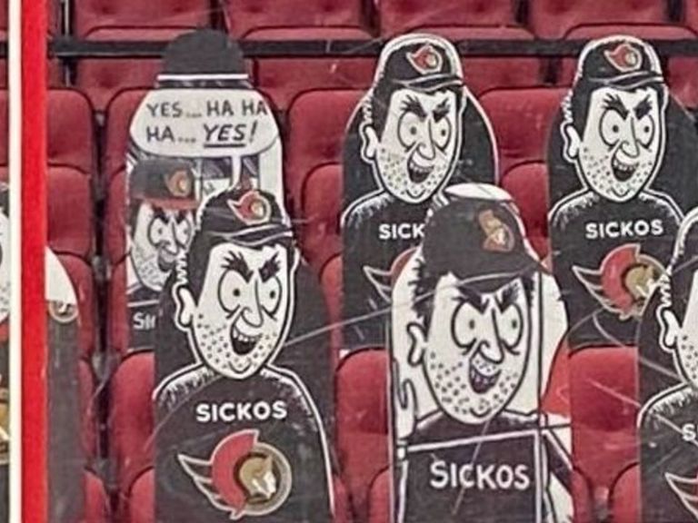 Senators Fans Further Embrace Meme With Sickos Cutouts Thescore Com Senators Fans Further Embrace Meme With Sickos Cutouts Thescore Com