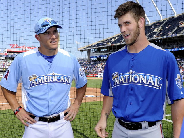Mike Trout and Bryce Harper are not rivals