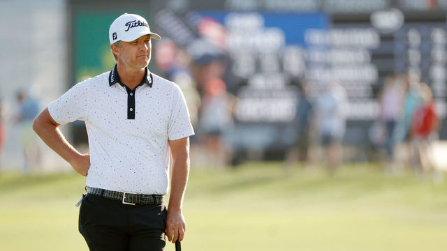 PALM BEACH GARDENS, FLORIDA - MARCH 20: Matt Jones of Australia looks on from the 18th green during the third round of The Honda Classic at PGA National Champion course on March 20, 2021 in Palm Beach Gardens, Florida.