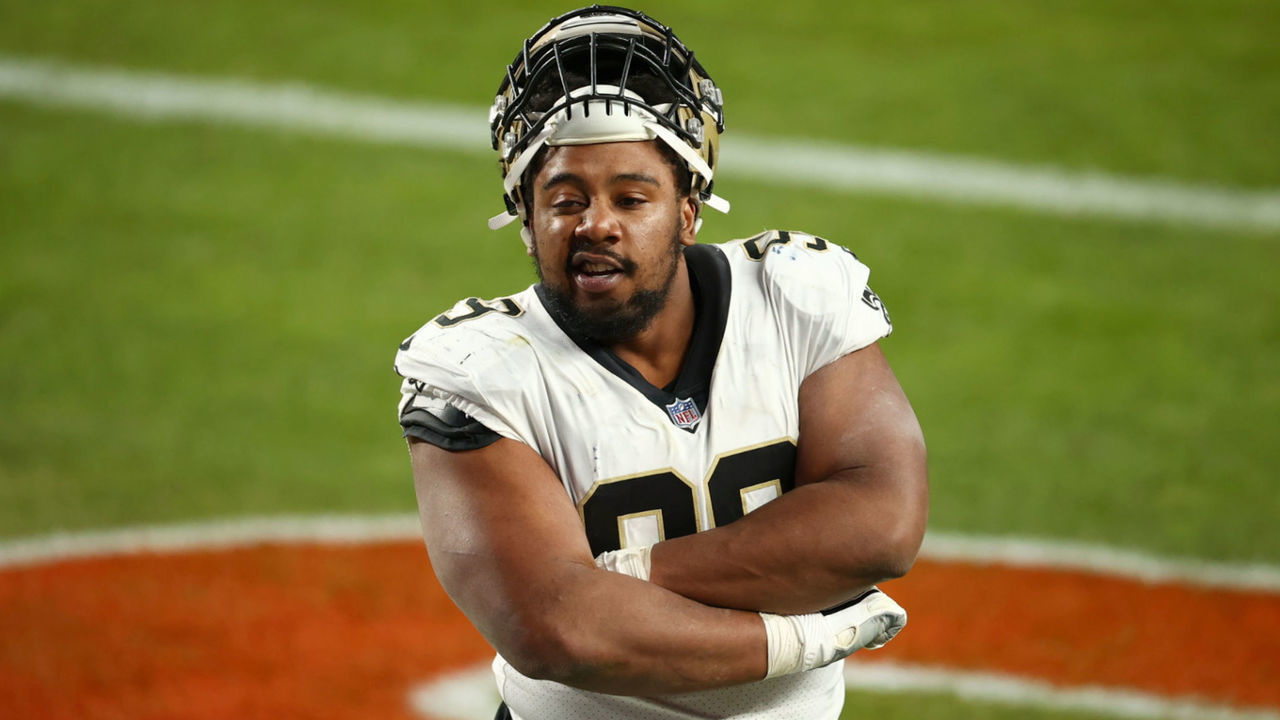 Football: New Orleans Saints Sheldon Rankins (98) during game vs Denver Broncos at Sports Authority Field. Denver, CO 11/29/2020 CREDIT: Jamie Schwaberow
