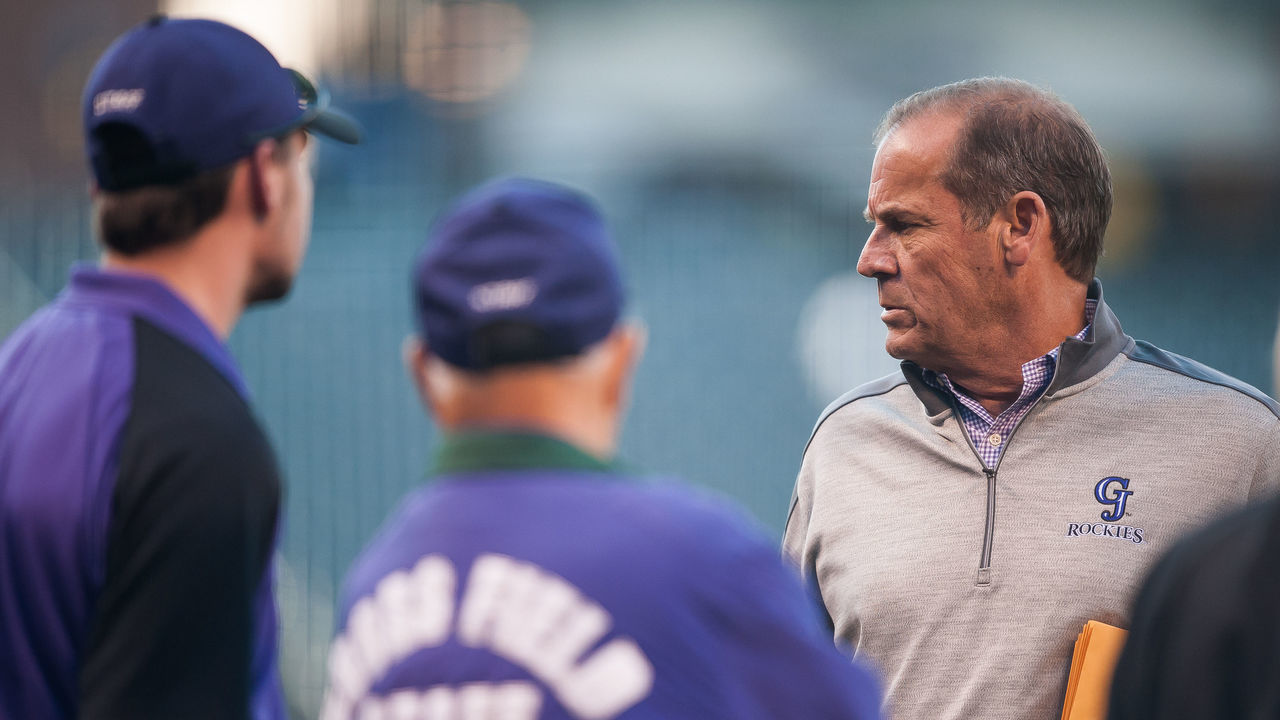 10 MAY 2016: Rockies CEO Dick Monfort before a regular season Major League Baseball game between the Arizona Diamondbacks and the Colorado Rockies at Coors Field in Denver, Colorado. *****For Editorial Use Only*****