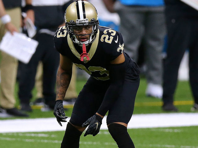 Download New Orleans Saints No. 23 Marshon Lattimore Wallpaper