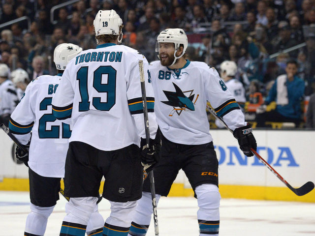 Sharks depose Kings in OT, take commanding 3-0 series lead