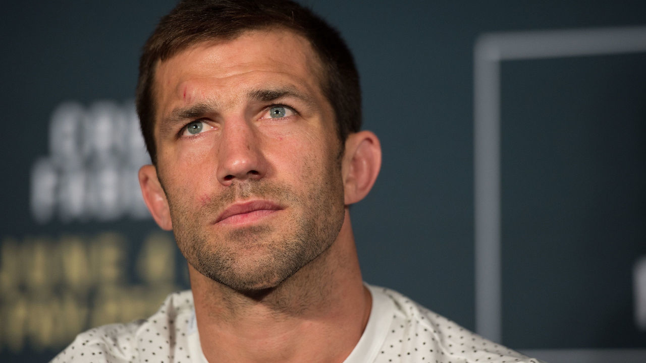 INGLEWOOD, CA - JUNE 04: Luke Rockhold attends the post fight press conference after the UFC 199 event at The Forum on June 4, 2016 in Inglewood, California.