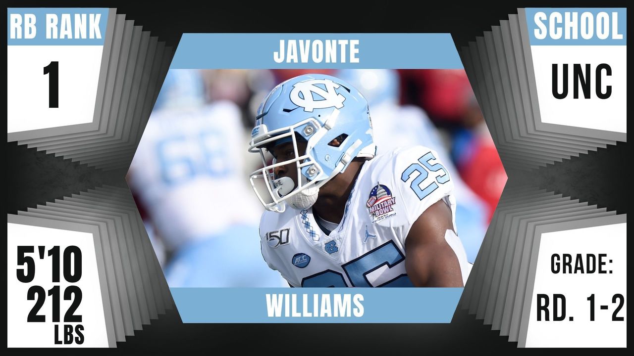 Broncos trade up, select Javonte Williams with 35th pick in second round