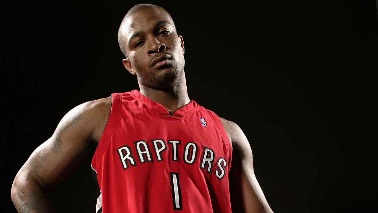 TARRYTOWN, NY - AUGUST 14: PJ Tucker #1 of the Toronto Raptors poses for a portrait during the 2006 NBA Rookie Photo Shoot on August 14, 2006 at the MSG Training Facility in Tarrytown, New York. Mandatory Copyright Notice: Copyright 2006 NBAE