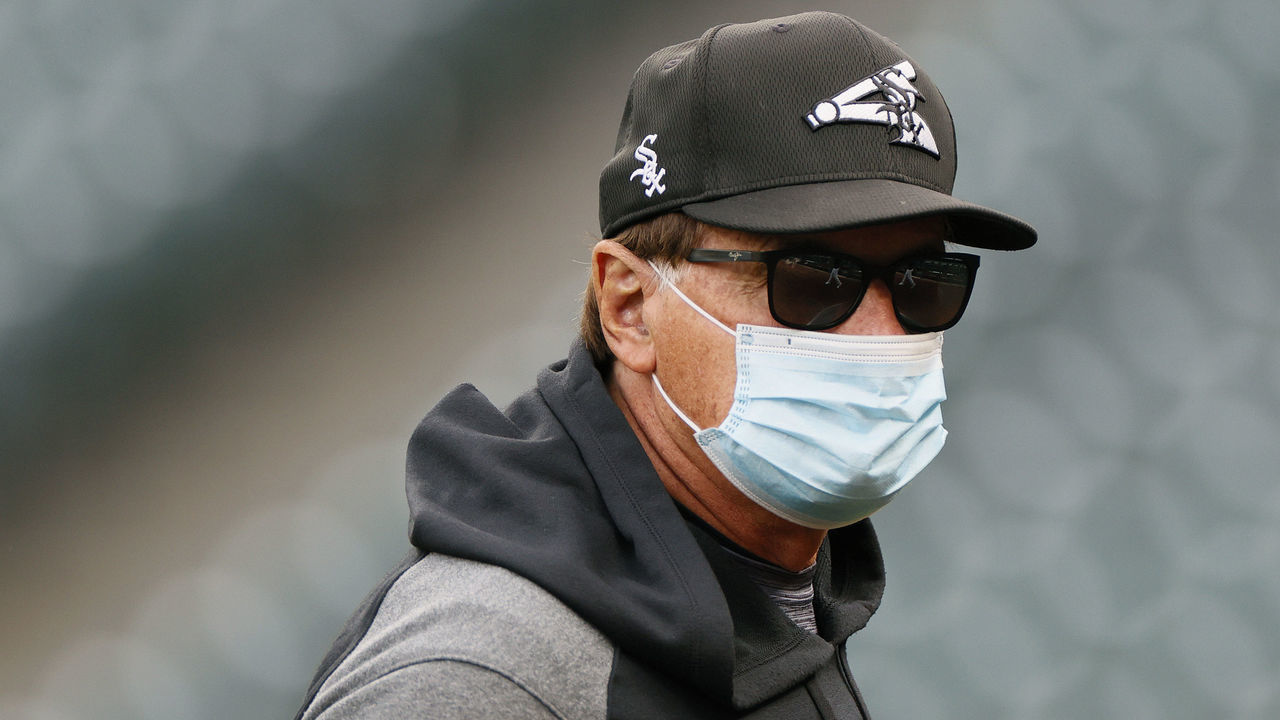 SEATTLE, WASHINGTON - APRIL 06: Manager Tony La Russa of the Chicago White Sox looks on during batting practice before the game against the Seattle Mariners at T-Mobile Park on April 06, 2021 in Seattle, Washington.
