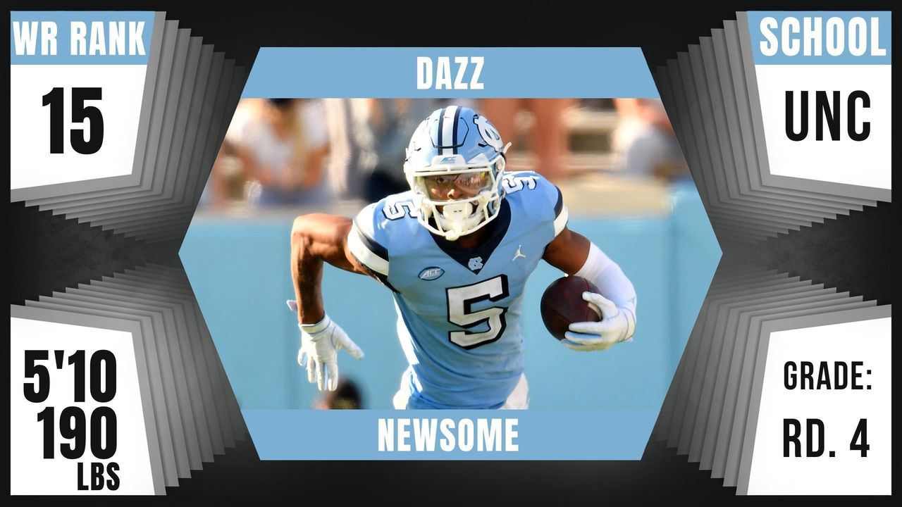 Chicago Bears Select Dazz Newsome In 6th Round - TarHeelIllustrated