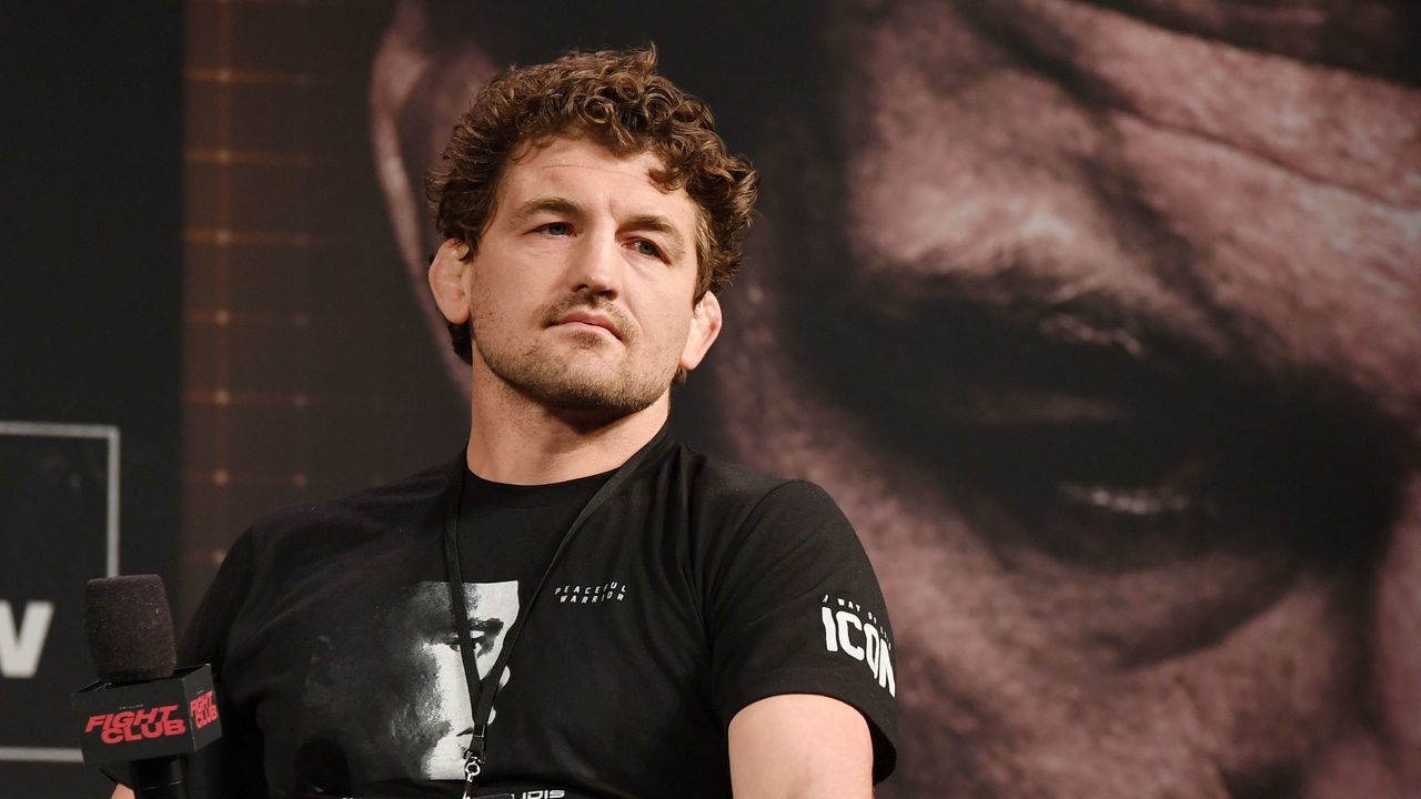 LAS VEGAS, NEVADA - MARCH 26: Ben Askren attends a news conference for Triller Fight Club's inaugural 2021 boxing event at The Venetian Las Vegas on March 26, 2021 in Las Vegas, Nevada. Askren will face Jake Paul in the main event that will take place on April 17, 2021, at Mercedes-Benz Stadium in Atlanta.