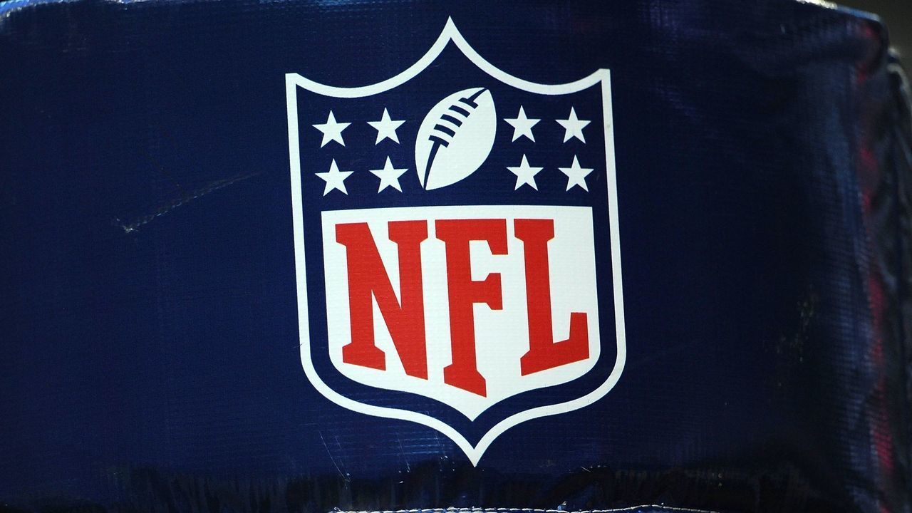 HOUSTON - NOVEMBER 09: The NFL shield logo on the goal post during play between the Baltimore Ravens and the Houston Texans at Reliant Stadium on November 9, 2008 in Houston, Texas.