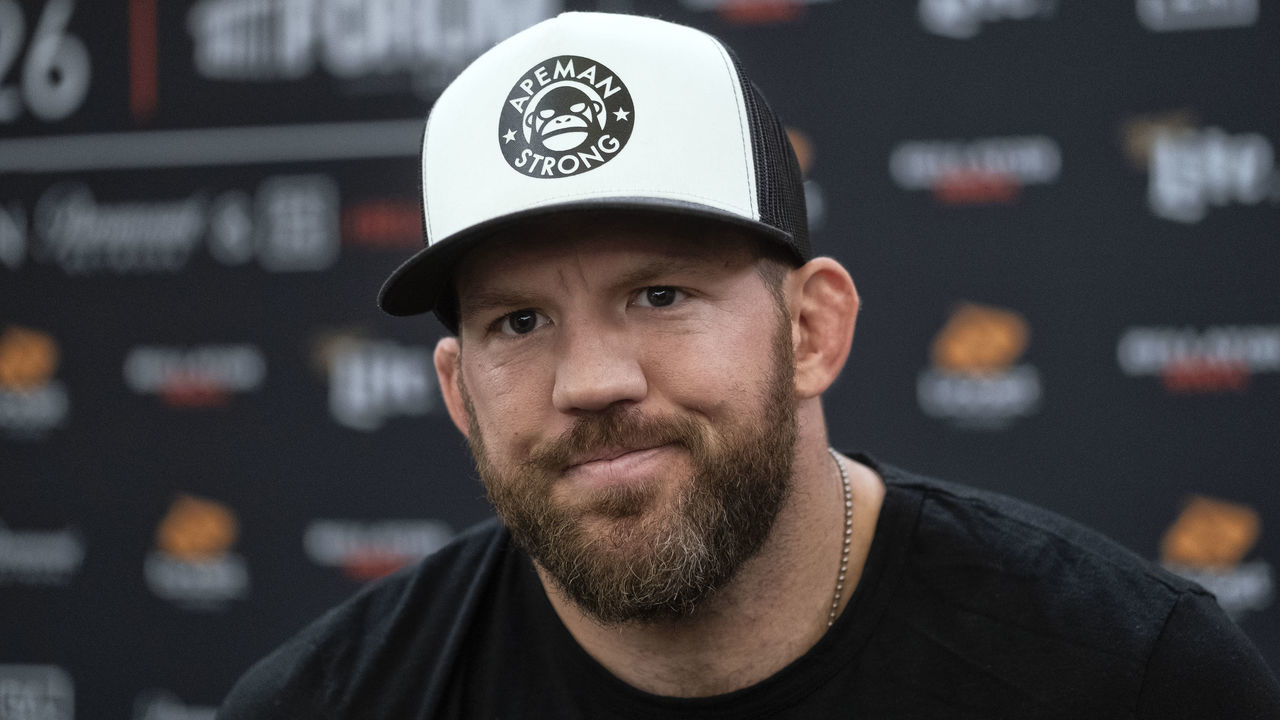 LOS ANGELES, CA - JANUARY 24: Ryan Bader during Bellator 214 Media Day at the Westin Los Angeles Airport in Los Angeles, Thursday, Jan 24, 2019.