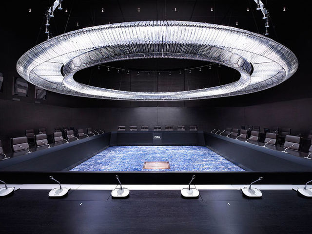PHOTO: FIFA's executive boardroom looks terrifying