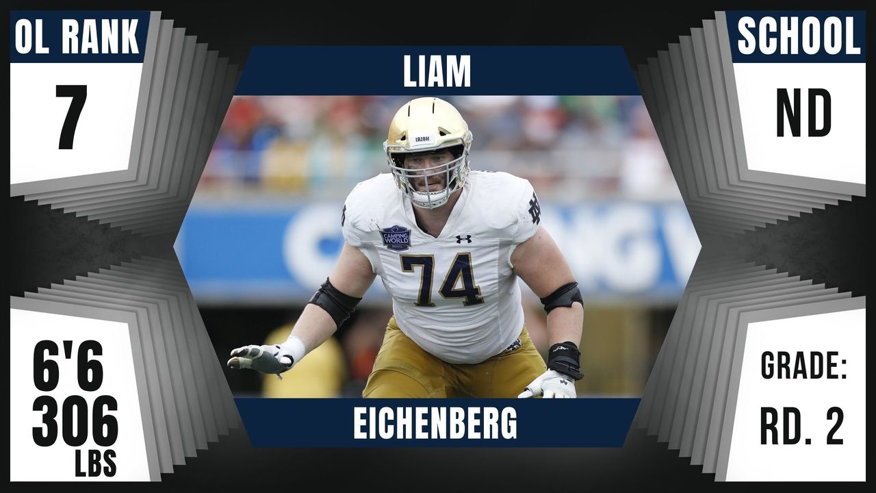 Miami Dolphins trade up for Liam Eichenberg in NFL Draft Round 2