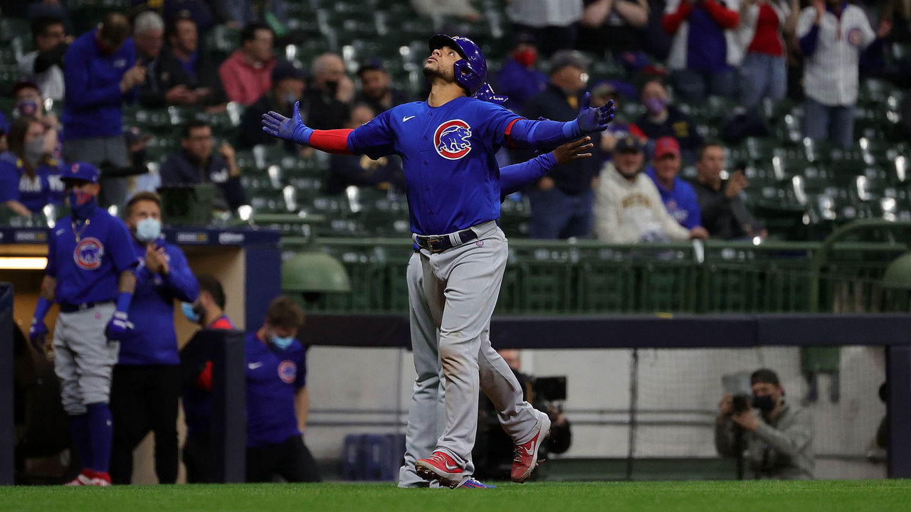 Plunked again, Contreras hits back with HR as Cubs beat Brewers