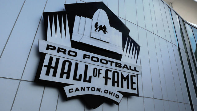 CANTON, OH - AUGUST 03: General exterior view of the Pro Football Hall of Fame prior to the NFL Hall of Fame preseason game between the Cardinals and Dallas Cowboys at Tom Benson Hall of Fame Stadium on August 3, 2017 in Canton, Ohio. Dallas won 20-18. *** Local Caption ***
