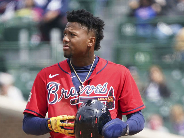 Braves' Acuna diagnosed with abdominal strain, will be re