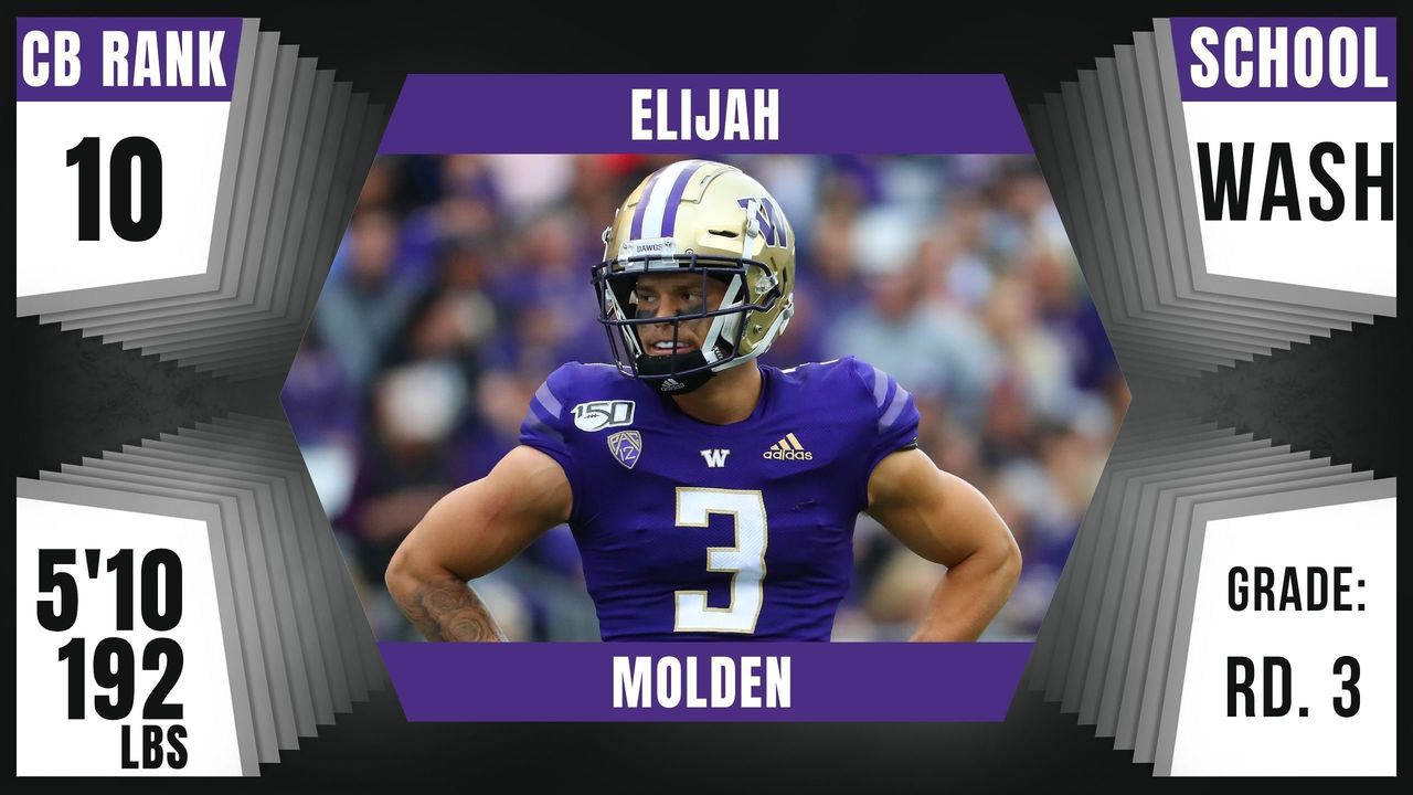 Elijah Molden selected 100th overall by the Tennessee Titans