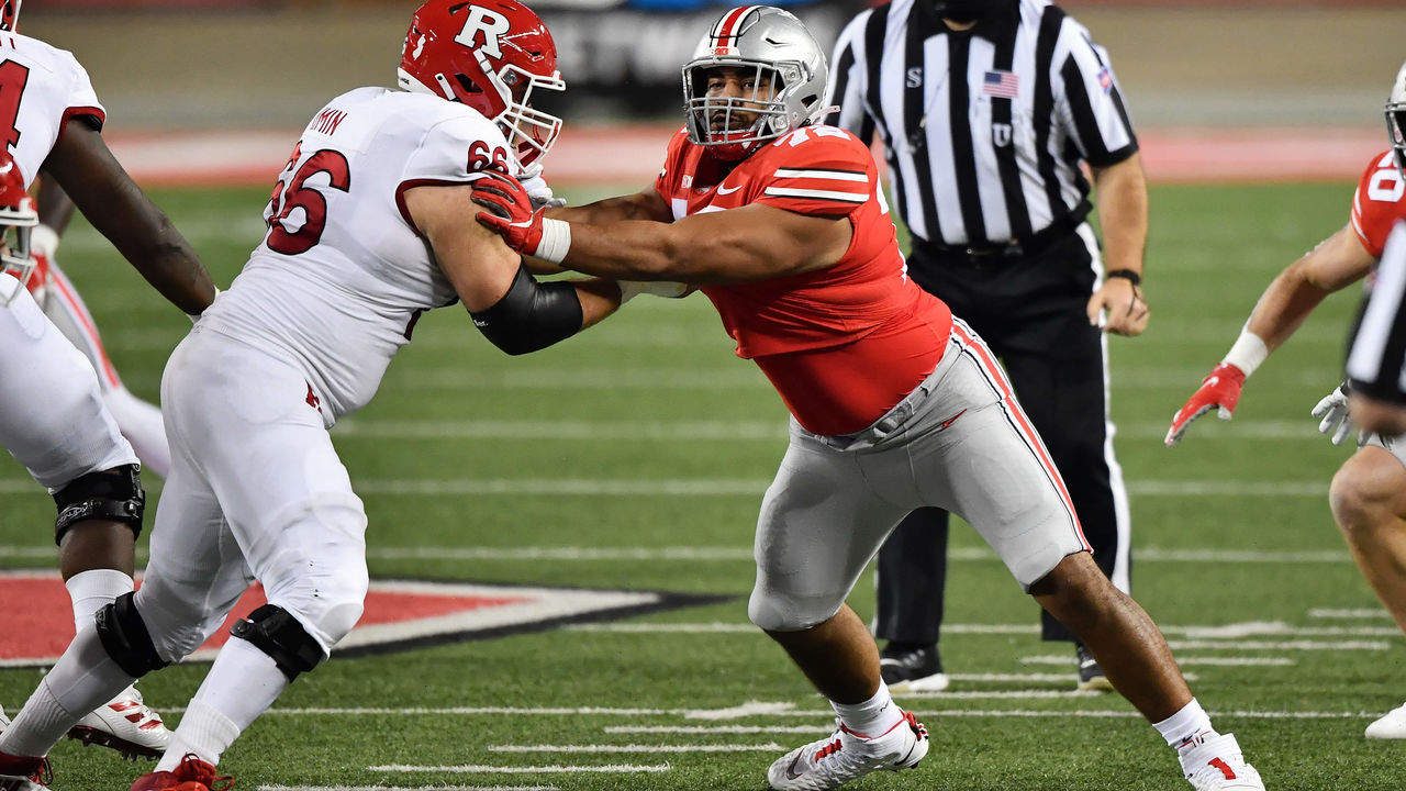 Ohio State DT Tommy Togiai selected by the Browns with 132nd pick in 2021  NFL Draft