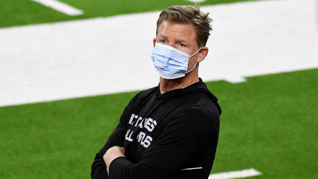 Inglewood, CA - December 10: Los Angeles Rams General Manager Les Snead after defeating the New England Patriots 24-3 during a NFL football game at SoFi Stadium in Inglewood on Thursday, December 10, 2020.