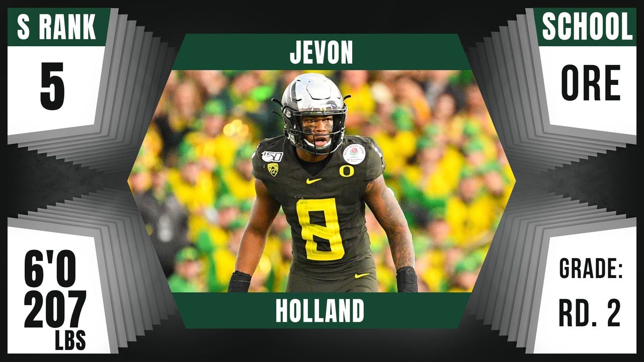 Dolphins make Jevon Holland 1st safety off the board with 36th