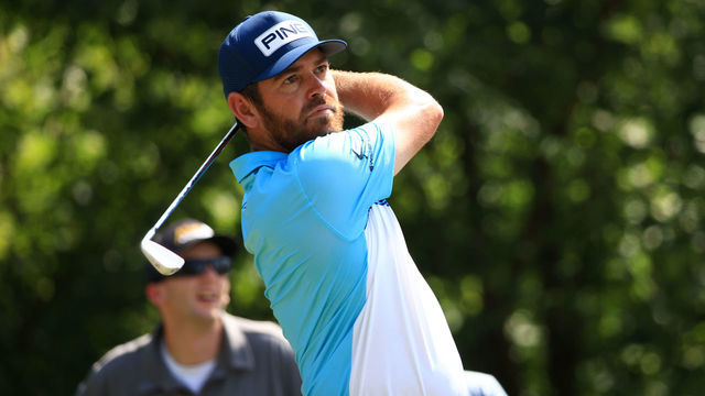NEW ORLEANS, LOUISIANA - APRIL 24: Louis Oosthuizen of South Africa plays his shot from the 14th tee during the third round of the Zurich Classic of New Orleans at TPC Louisiana on April 24, 2021 in New Orleans, Louisiana.