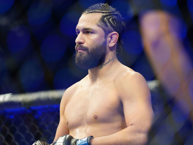 JACKSONVILLE, FL - APRIL 24: Jorge Masvidal before his fight against Kamaru Usman in the octagon for a 5 round welterweight bout during the UFC 261: Usman vs Masvidal 2 Event at VyStar Veterans Memorial Arena on April 24, 2021 in Jacksonville, Florida.
