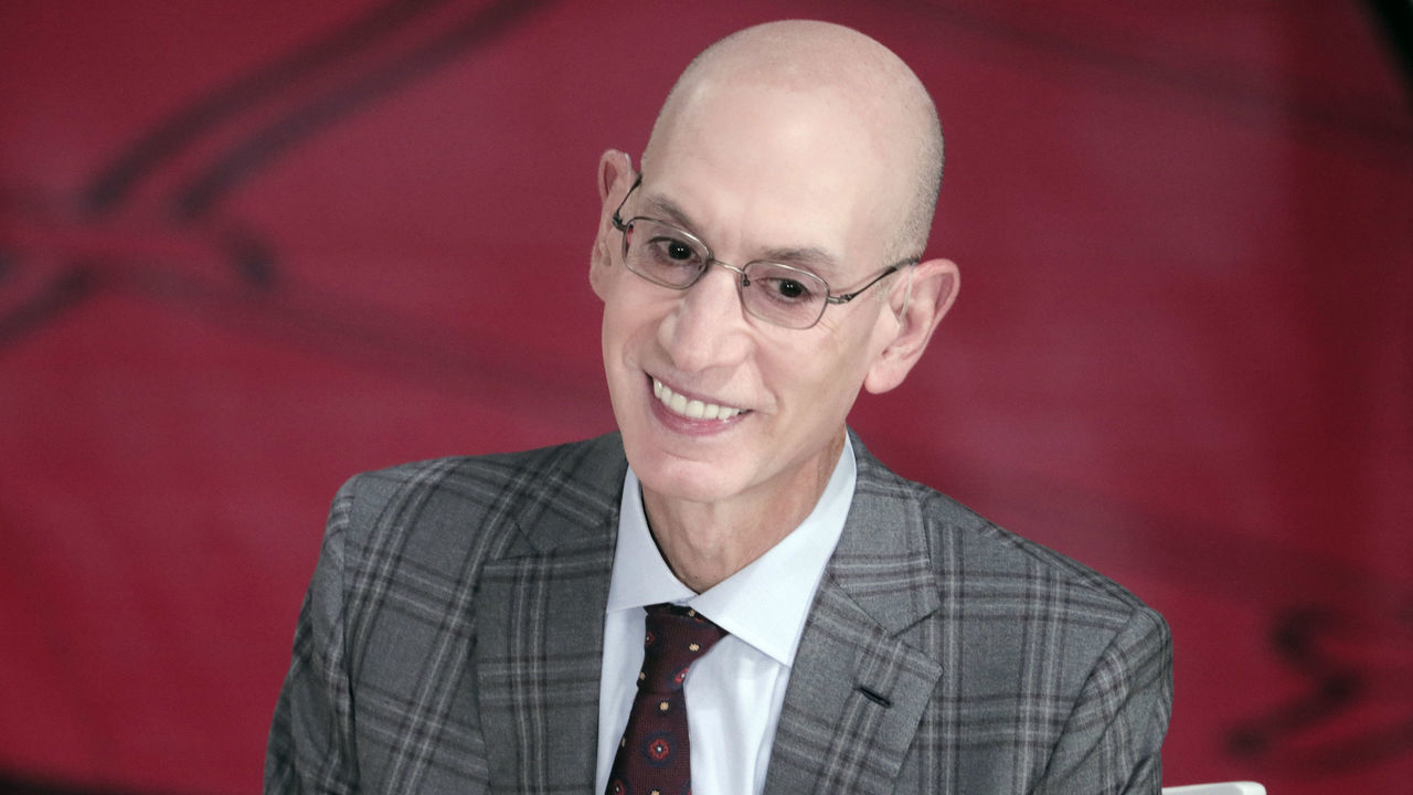 Basketball: NBA Finals: Closeup of NBA Commissioner Adam Silver before Los Angeles Lakers vs Miami Heat game at AdventHealth Arena. Game 3. Orlando, FL 10/4/2020 CREDIT: David E. Klutho