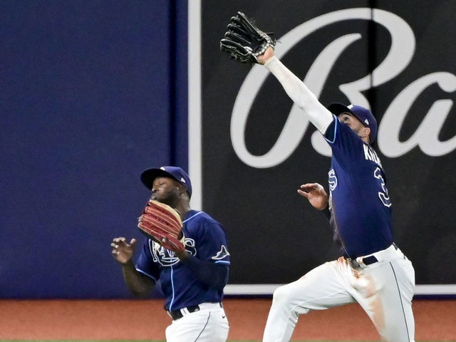 This catch by outfielder Kevin Kiermaier was among the many