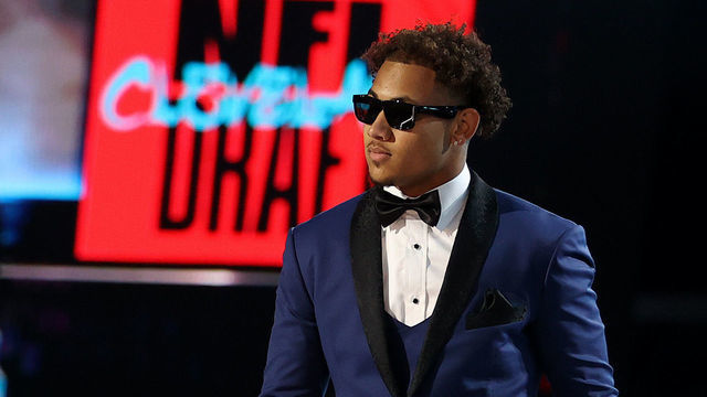 CLEVELAND, OHIO - APRIL 29: Trey Lance is seen prior to round one of the 2021 NFL Draft at the Great Lakes Science Center on April 29, 2021 in Cleveland, Ohio.