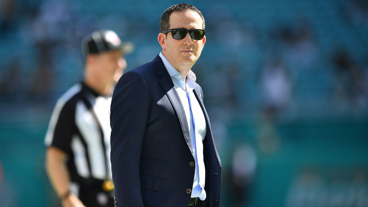 MIAMI, FLORIDA - DECEMBER 01: Howie Roseman General Manager of the Philadelphia Eagles looks on prior to the game against the Miami Dolphins at Hard Rock Stadium on December 01, 2019 in Miami, Florida.
