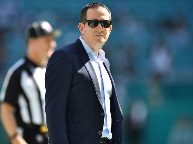 MIAMI, FLORIDA - DECEMBER 01: Howie Roseman General Manager of the Philadelphia Eagles looks on prior to the game against the Miami Dolphins at Hard Rock Stadium on December 01, 2019 in Miami, Florida.