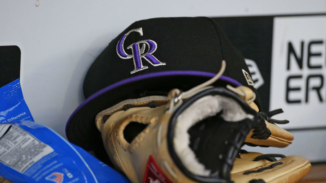 PITTSBURGH, PA - MAY 21: A New Era Colorado Rockies hat is seen in action against the Pittsburgh Pirates at PNC Park on May 21, 2019 in Pittsburgh, Pennsylvania.