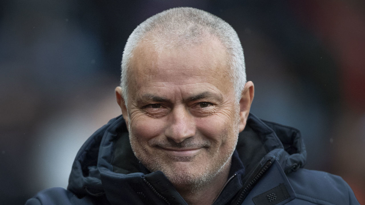 BIRMINGHAM, ENGLAND - FEBRUARY 16: Tottenham Hotspur manager Jose Mourinho before the Premier League match between Aston Villa and Tottenham Hotspur at Villa Park on February 16, 2020 in Birmingham, United Kingdom.