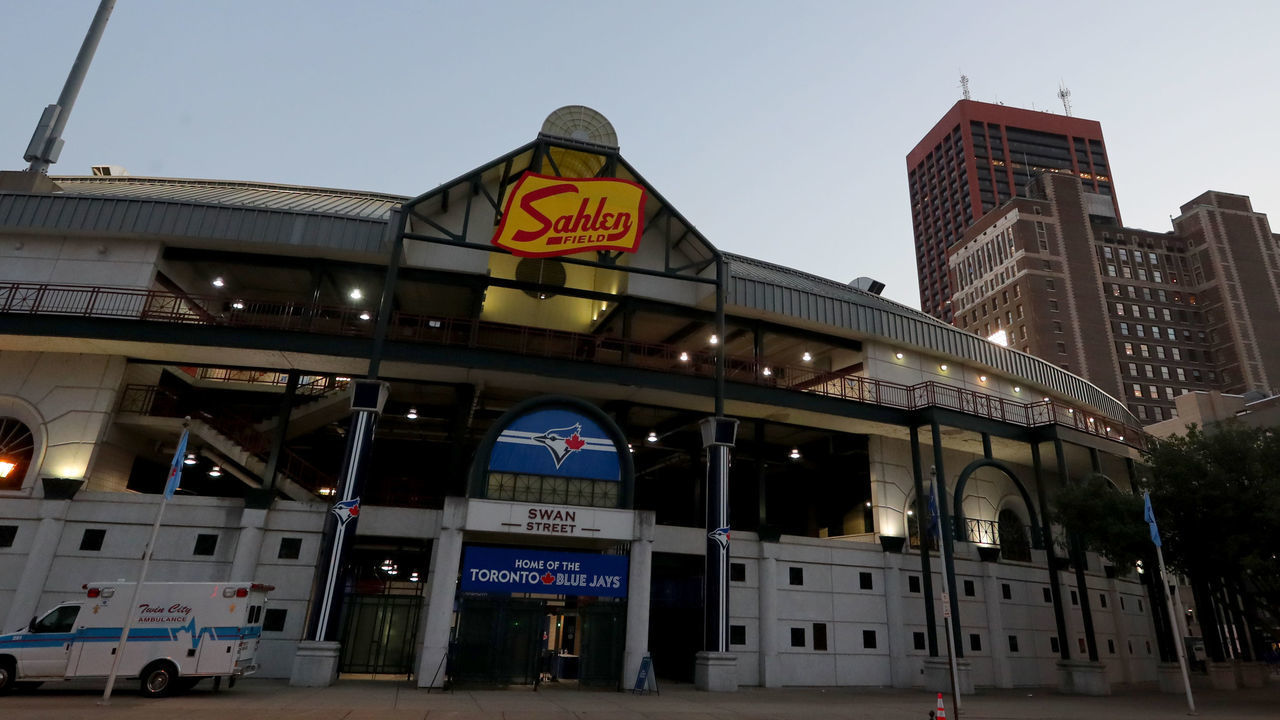 BUFFALO, NY - SEPTEMBER 25: A general view of Sahlen Field during a game between the Toronto Blue Jays and the Baltimore Orioles on September 25, 2020 in Buffalo, New York. The Blue Jays are the home team due to the Canadian government"u2019s policy on COVID-19, which prevents them from playing in their home stadium in Canada. Blue Jays beat the Orioles 10 to 5.