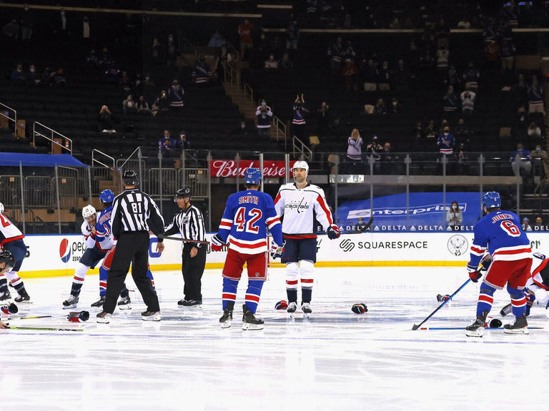 Rangers-Capitals game 