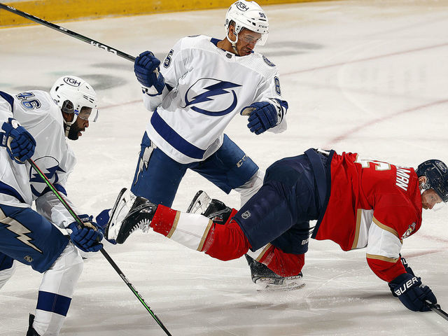 Lightning make NHL history by starting all-Black line in game against  Panthers