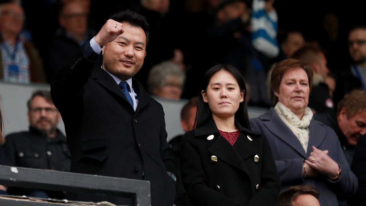 Birmingham City Director Xuandong Ren in the stands Queens Park Rangers v Birmingham City - Sky Bet Championship - Loftus Road 28-04-2018 .