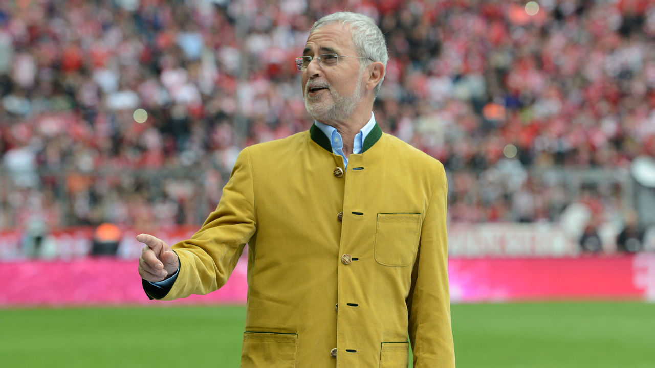 (GERMANY OUT) Fussball, Saison 2012-2013, 1. Bundesliga, 33. Spieltag, FC Bayern München - FC Augsburg 3-0, Fussballlegende Gerd Müller