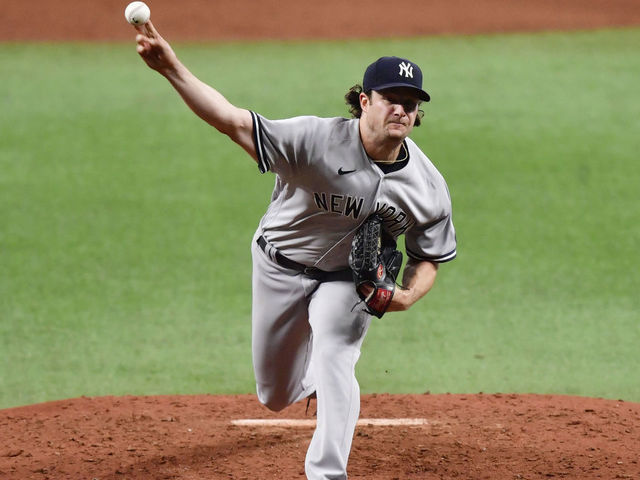 Gerrit Cole sets Yankees' single-season strikeout mark