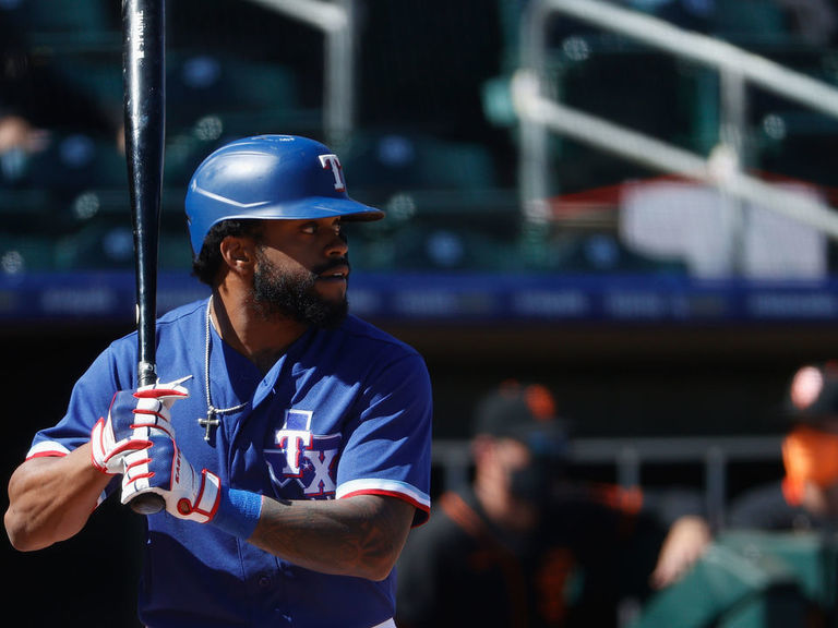 New Cleveland Indians outfielder Delino DeShields Jr. quickly trades in  jersey No. 7 for a zero 