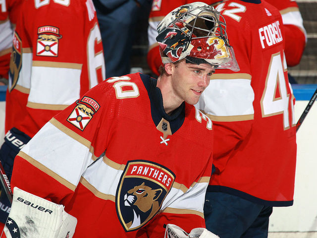 Panthers to start rookie goalie Spencer Knight in Game 5 vs. Lightning