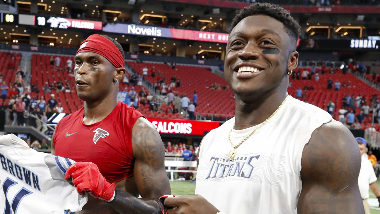 Titans' Julio Jones turns down A.J. Brown offer of No. 11 jersey: 'He  wouldn't take it'