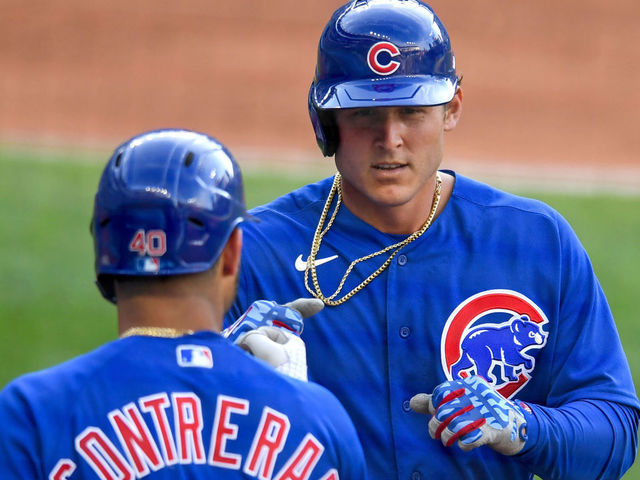 Anthony Rizzo did not take kindly to how hard Willson Contreras