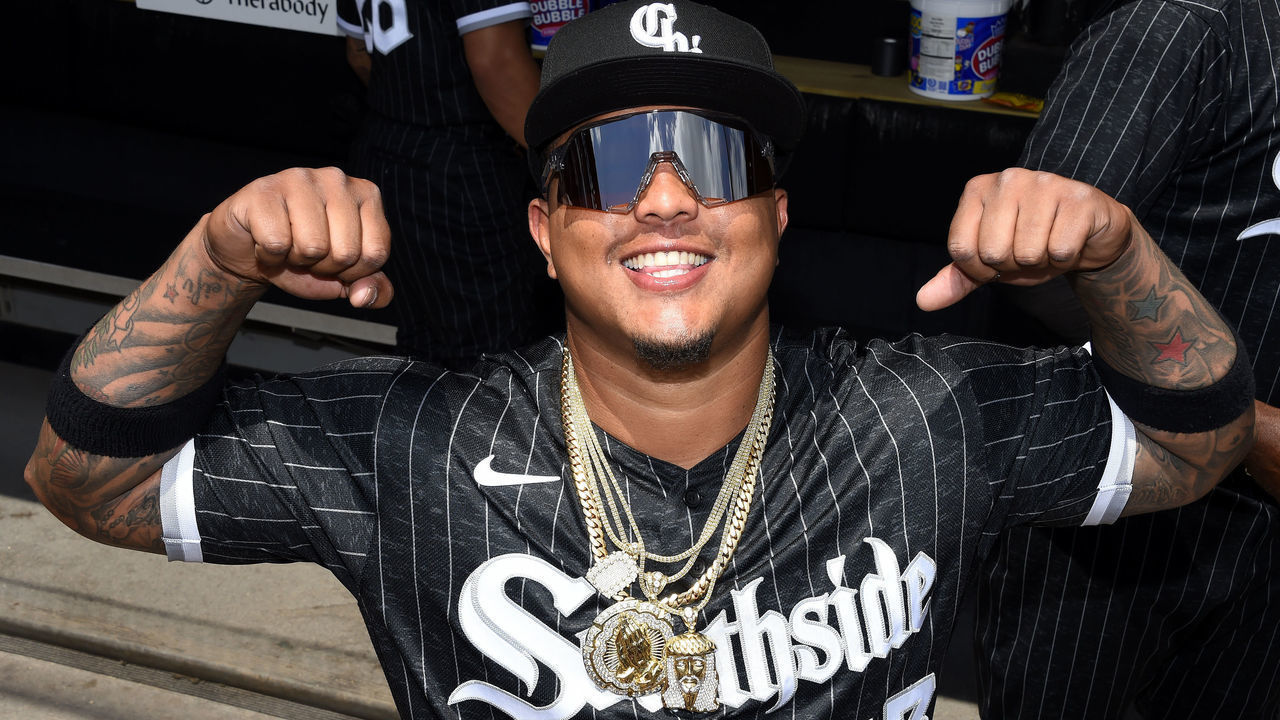 CHICAGO - JUNE 05: Yermin Mercedes #73 of the Chicago White Sox poses for a photo prior to the game against the Detroit Tigers on June 5, 2021 at Guaranteed Rate Field in Chicago, Illinois. The White Sox debuted their Nike City Connect Southside uniforms on this day.