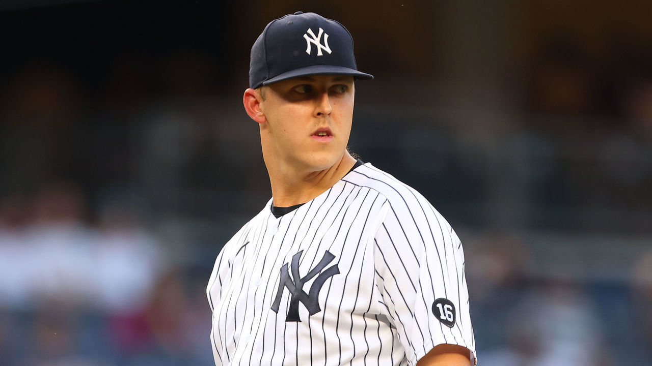 NEW YORK, NY - JUNE 05: Jameson Taillon #50 of the New York Yankees in action against the Boston Red Sox during a game at Yankee Stadium on June 5, 2021 in New York City.