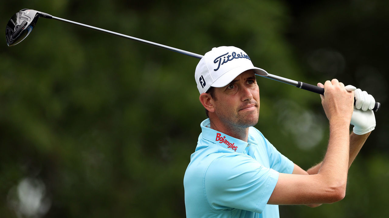 MCKINNEY, TEXAS - MAY 13: Chesson Hadley hits his tee shot on the 2nd hole during round one of the AT&T Byron Nelson at TPC Craig Ranch on May 13, 2021 in McKinney, Texas.