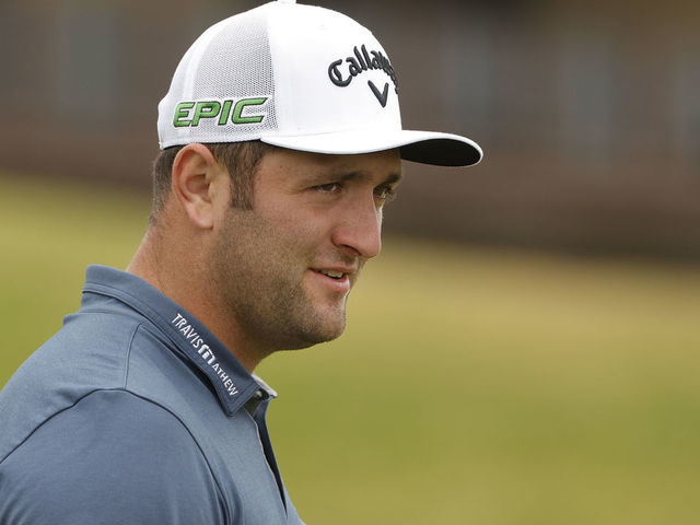 SAN DIEGO, CALIFORNIA - JUNE 14: Jon Rahm of Spain looks on during a practice round prior to the start of the 2021 U.S. Open at Torrey Pines Golf Course on June 14, 2021 in San Diego, California.