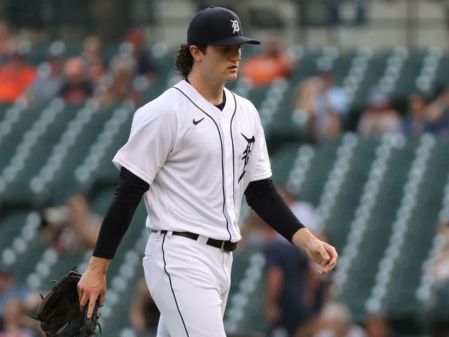 Tigers pitcher Casey Mize calls out umpire for making him change glove