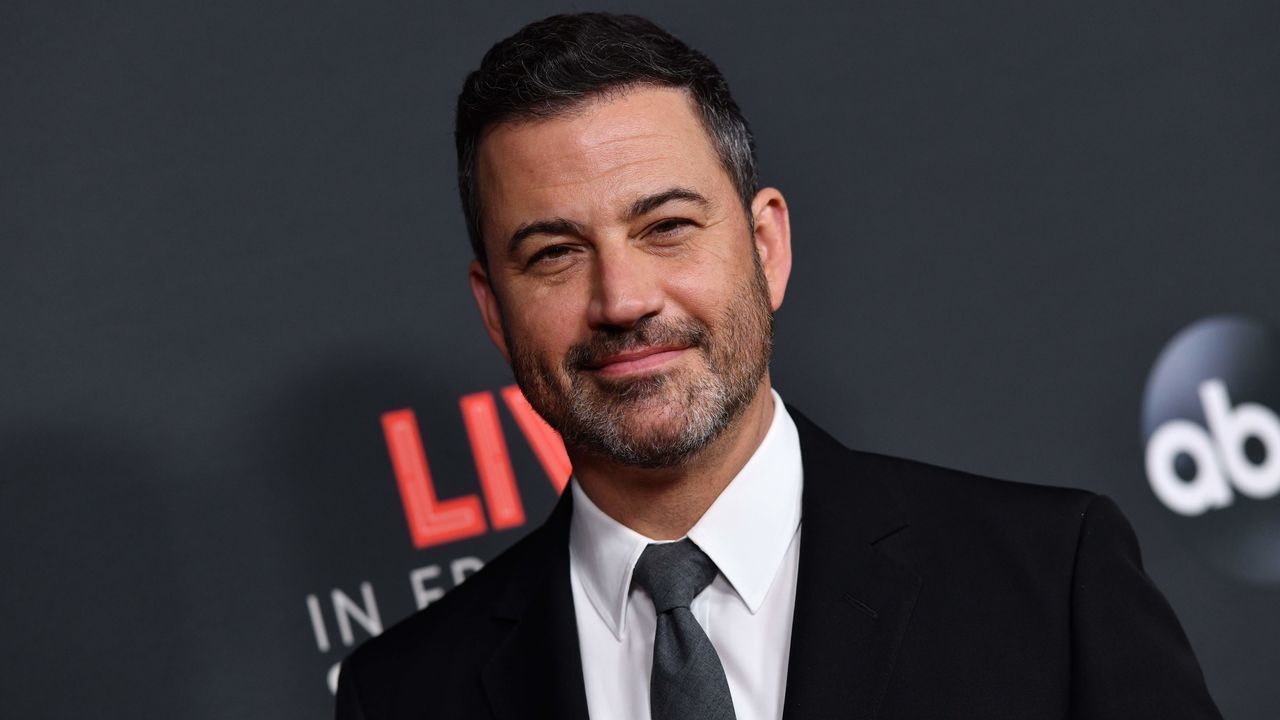 US television host Jimmy Kimmel arrives for "An Evening With Jimmy Kimmel" at the Roosevelt hotel in Hollywood on August 7, 2019.